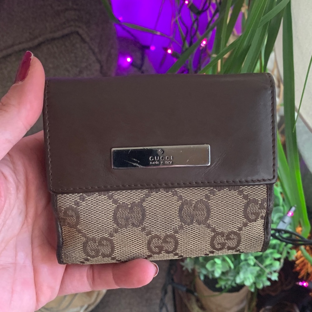 Authentic Gucci Monogrammed Interlocking Gg Canva… - image 1